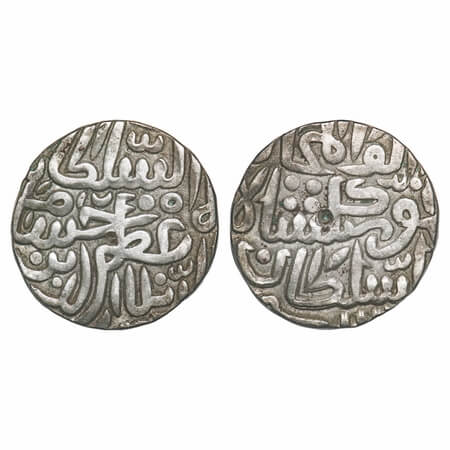 Malwa Sultanate, Silver Tanka, 10.25g, Hisam al Din Hushang Shah (AH 808-838 / 1405-1435 A