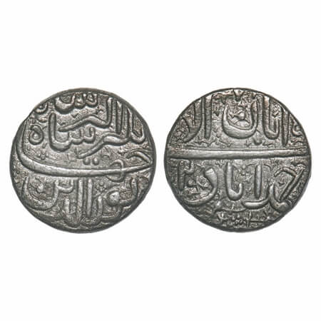 Jahangir (AH 1014-1037/1605-1627 AD), Silver Rupee, 10.85g, Ahmadabad Mint, Ilahi month 'A