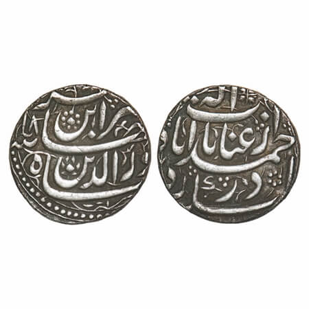 Jahangir (AH 1014-1037/1605-1627 AD), Silver Rupee, 11.37g, Ahmadabad Mint, 18 RY, Inayat