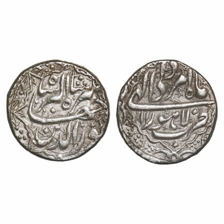 Jahangir (AH 1014-1037/1605-1627 AD), Silver Rupee, 11.38g, Lahore Mint, Ilahi Type, Month
