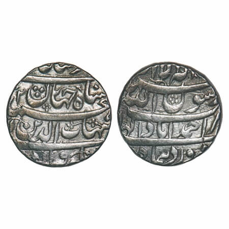Shah Jahan I (AH 1037-1068/1628-1658 AD), Silver Rupee, 11.37g, Ahmadabad Mint, Ilahi type