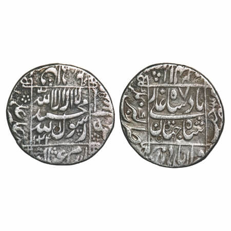 Shah Jahan I (AH 1037-1068/1628-1658 AD), Silver Rupee, 11.23g, Akbarnagar Mint, AH 1044/7