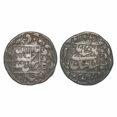 Shah Jahan I (AH 1037-1068/1628-1658 AD), Silver Rupee, 11.13g, Allahabad, AH 104(3)/6 RY,