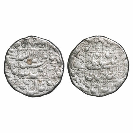 Shah Jahan I (AH 1037-1068/1628-1658 AD), Silver Rupee, 11.33g, Allahabad, AH 1048/12 RY, 