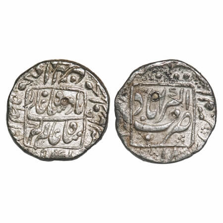 Aurangzeb (AH 1068-1118, 1658-1707 AD), Silver Rupee, 11.39g, Akbarabad Mint, AH (10)85/18
