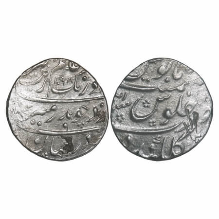 Aurangzeb (AH 1068-1118, 1658-1707 AD), Silver Rupee, 11.38g, Golkunda Mint, AH 1098/31 RY