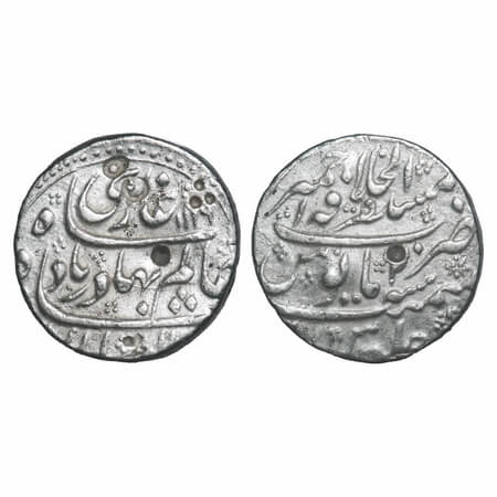Shah Alam Bahadur (AH 1119-1124/1707-1712 AD), Silver Rupee, 11.40g, Mustaqir ul Khilafat 