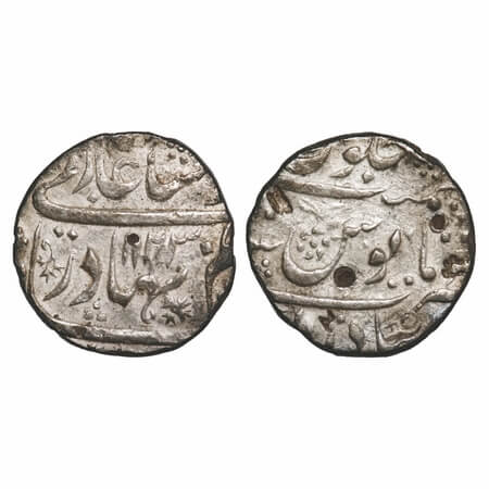 Shah Alam Bahadur (AH 1119-1124/1707-1712 AD), Silver Rupee, 11.40g, Bahadurgarh Mint, AH 