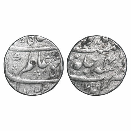 Shah Alam Bahadur (AH 1119-1124/1707-1712 AD), Silver Rupee, 11.60g, Jahangirnagar Mint, A