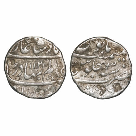 Shah Alam Bahadur (AH 1119-1124/1707-1712 AD), Silver Rupee, 11.49g, Khujista Bunyad Mint,