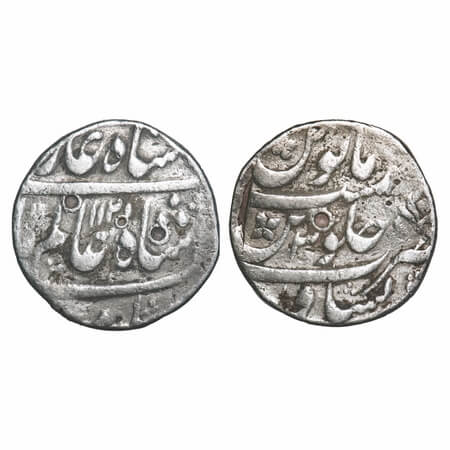 Shah Alam Bahadur (AH 1119-1124/1707-1712 AD), Silver Rupee, 11.31g, Peshawar Mint, AH 112