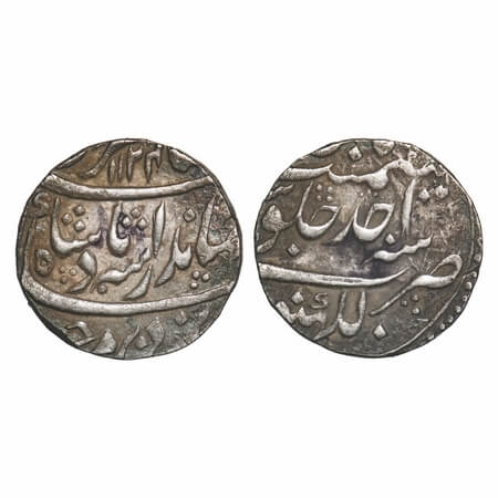Jahandar Shah (AH 1124 / 1712-1713 AD), Silver Rupee, 11.37g, Lakhnau Mint, AH 1124/Ahd (1