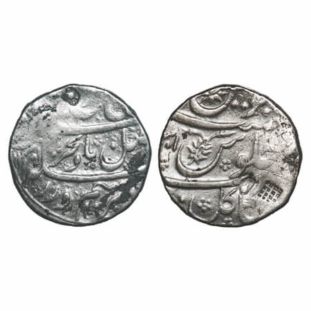 Farrukhsiyar (AH 1124-1131/1713-1719 AD), Silver Rupee,11.46g, Sikakul Mint, AH 1125, flow