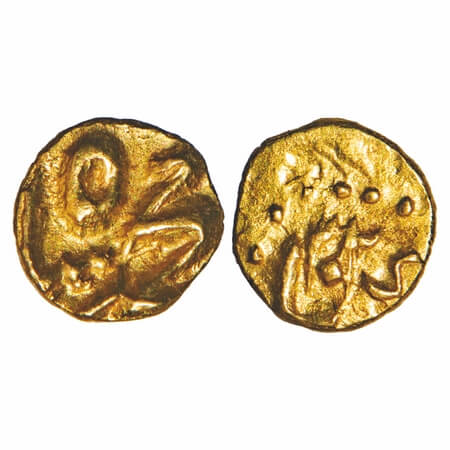 Muhammad Shah (AH 1131-1161/1719-1748 AD), Gold Fanam, 0.20g, Kharpa Mint. 22 RY. KM unlis