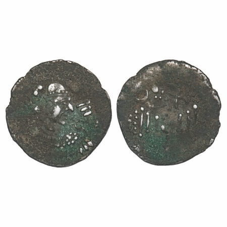 Indo-Sassanian, Anonymous issue, Rajasthan Region, Silver Drachma, 4.15g, 22.27x22.09mm, O