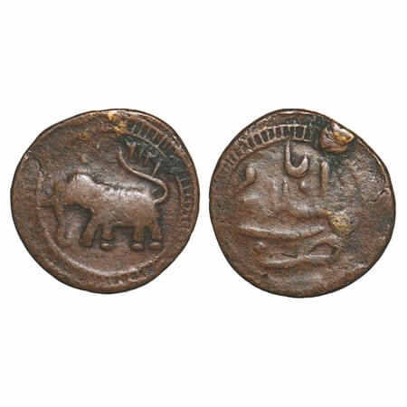 Mysore, Tipu Sultan, Copper Paisa, 10.72g, Tipu Sultan (1787-1799 AD), Salamabad Mint, dat