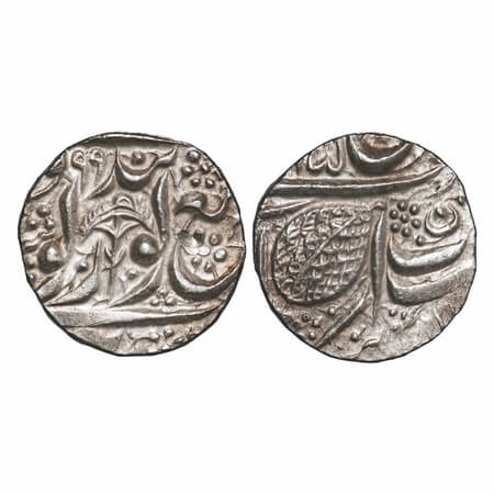 Sikh Empire, Silver ½ Rupee, 5.58g, Duleep Singh, s/o Ranjit Singh, Amritsar Mint, Nanak S