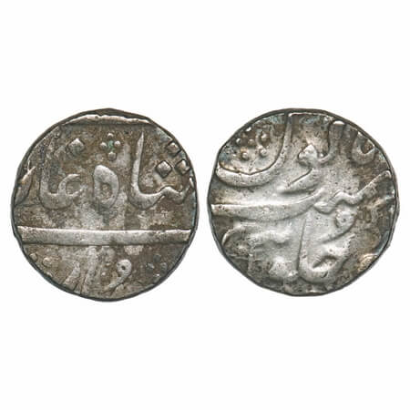 Baroda, Silver Rupee, 11.36g, Govind Rao (AH 1182-1185/1768-1771), Baroda Mint, Nagari 'Go