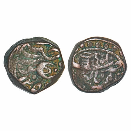Jodhpur, Copper Takka, 20.51g, Anonymous Issues, minted at Sojat, Dar ul Mansur Jodhpur (p