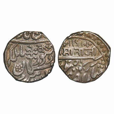 Jodhpur, Silver Rupee, 11.39g, Jaswant Singh II (1873-1895 AD), Jodhpur Mint, INO Queen Vi