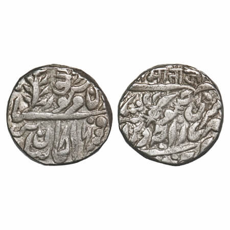 Jodhpur, Silver Rupee, 11.38g, Jaswant Singh II (1873-1895 AD), Jodhpur Mint, INO Queen Vi