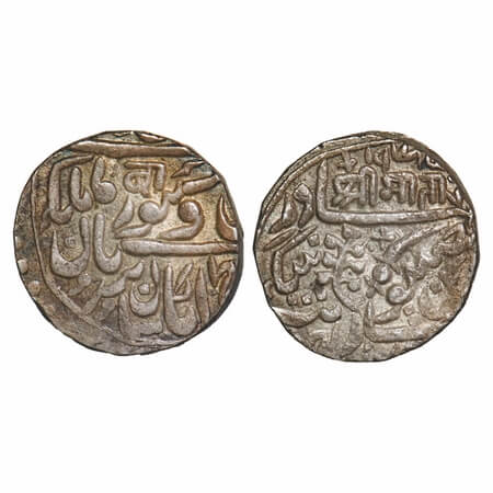Jodhpur, Silver Rupee, 11.41g, Jaswant Singh II (1873-1895 AD), (Pali) Mint, INO Queen Vic
