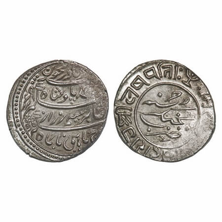 Kutch, Silver ½ Rupee, 5.68g, Lakhpatji (AH 1165-1174/ 1809-1818 VS / 1752-1761 AD), INO A