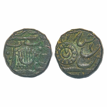 Ratlam, Copper Paisa, 13.23g, Anonymous hammered coinage, Raij Series, INO Shah Alam II, c