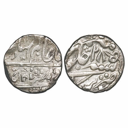 Bundi, Silver Rupee, 11.20g, INO Shah Alam II (AH 1173-1221 / 1759-1806 AD), Bundi Mint, 2