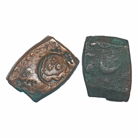 Cambay (Kambayat), Copper Rectangle Paisa, 12.08g, Jafar Ali Khan (1880-1915 AD), Kambayat