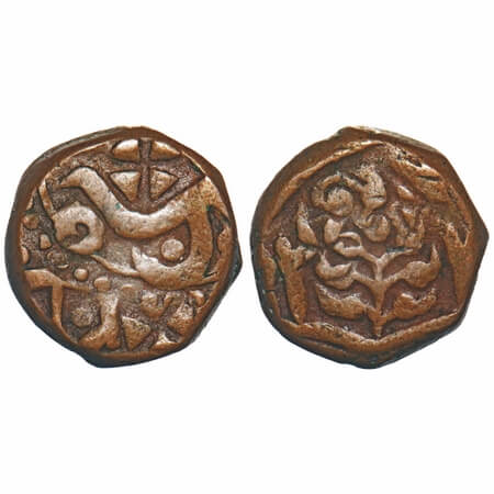 Kishangarh, Copper Paisa, 17.17g, Kalyan Singh (AH 1212-1248 / 1797-1832 AD), INO Shah Ala