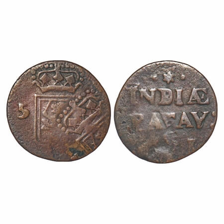 Netherlands East Indies, Island of Sumatra, Kingdom of Netherlands, Copper Duit (milled co