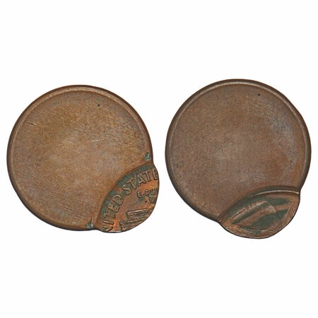 United States of America, Copper 1 Cent, 2.50g, No Date, Obv: Lincoln Memorial, Rev: Bust 