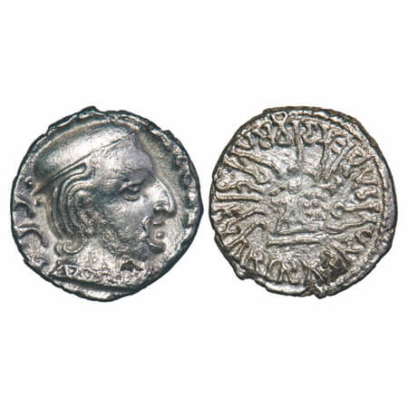 Western Kshatrapas, Kardamaka Dynasty, Viradaman (c. 234-238 AD) s/o Damasena, Silver Drac