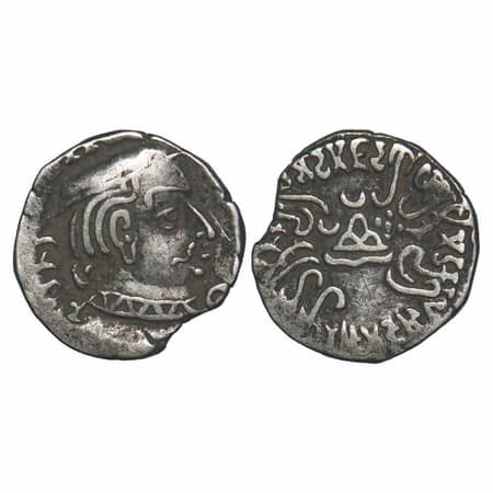 Western Kshatarapas, Damajadasri III s/o Damasena(c. 171-178 SE/ 249-256 AD), Silver Drach