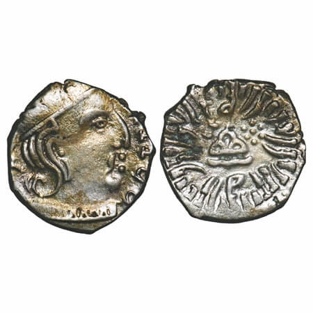 Western Kshatrapa, Svami Rudrasena III (c. 348-378 AD) son of Svami Rudradaman II, Silver
