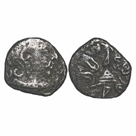 Western Ksatrapas, Swami Satyasimha son of Svami Rudrasena III, (378-385 AD), as Mahakshat