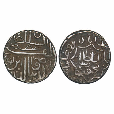 Gujarat Sultanate, Silver 1/2 Tanka, 5.67g, (96 rati standard), Nasir Al Din Mahmud Shah I