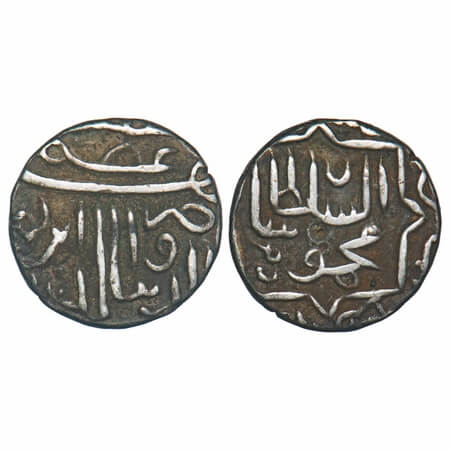 Gujarat Sultanate, Silver 1/4 Tanka, 2.82g, (96 rati standard), Nasir Al Din Mahmud Shah I