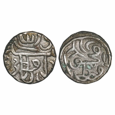 Gujarat Sultanate, Silver Tanka, 9.20g (80 rati), Shams al-din Muzaffar III (AH 968-980 / 