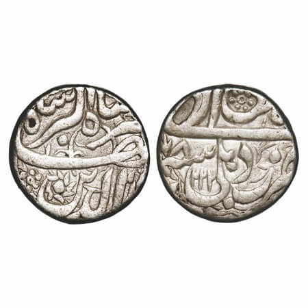 Jahangir (1605-1627 AD), Silver Rupee, 11.36g, Delhi Mint, Month 'Aban', AH 1022/8 RY. KM 