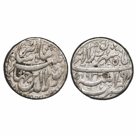 Jahangir, Silver Rupee, 11.40g, Patna Mint, AH 1033/19 RY, Month 'Sharewar'. KM 145.12. Ve