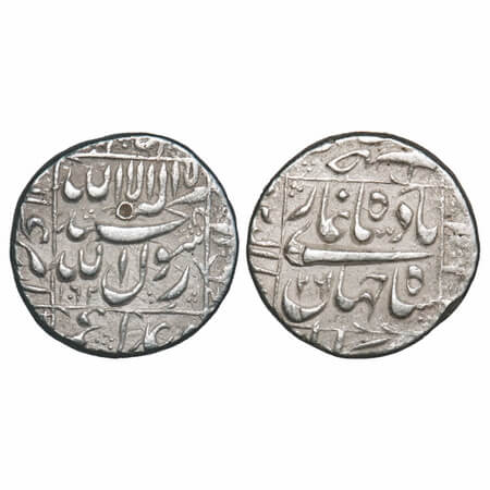 Shah Jahan I, Silver Rupee, 11.40g, Kabul Mint, AH 1062/26 RY. KM 222.9. Very Fine+, Scarc