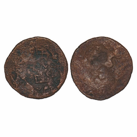 Post-Mauryan, Agroha/Agacha Janapada, Punjab (c. 100 cent. BC), Copper Unit, 3.93g, 22.05x