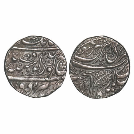 Sikh Empire, Silver Rupee, 11.13g, Sikhs (Misls), Gulab Singh (VS 1839-1857, 1782-1800 AD)