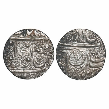 Sikh Empire, Silver Rupee, 11.12g, In the Region of the Last Maharaja of Sikh Empire Dulee