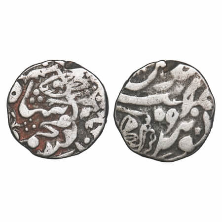 Sindh, Amirs of Khairpur, British occupation, Silver Rupee, Bhakkar Mint, in the name of M
