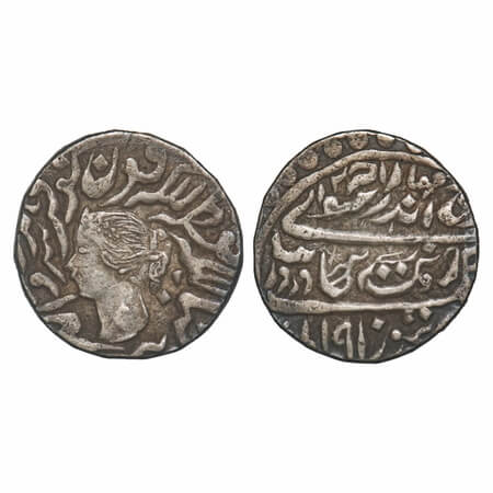 Bharatpur, Silver Rupee, 11.04, Jaswant Singh (AH 1269-1311 / 1853-1893 AD), Braj Indrapur