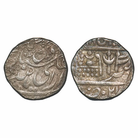 Bikanir, Silver Rupee, 11.47g, Dungar Singh, INO Queen Victoria, Bikanir Mint, (VS 1916 / 