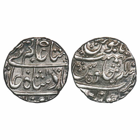 Indore, Silver Rupee, 11.31g, Ahalya Bai (AH 1179-1210/1765-1795 AD), Malharnagar Mint, AH